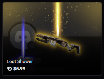 Loot Shower profile effect | 🔥Cheap Decoration $5.99