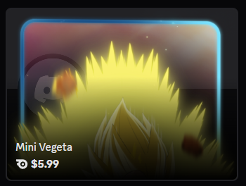Mini Vegeta profile effect | 🔥Cheap Decoration $5.99