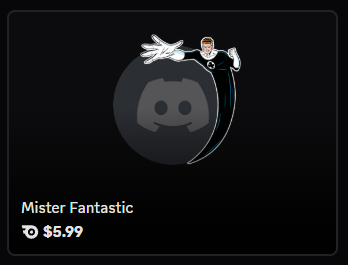 Mister Fantastic avatar decoration | 🔥Cheap Decoration $5.99