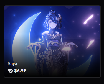 Saya profile effect | 🔥Cheap Decoration $6.99