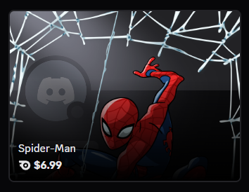 Spider-Man profile effect | 🔥Cheap Decoration $6.99