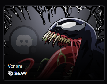 Venom profile effect | 🔥Cheap Decoration $6.99