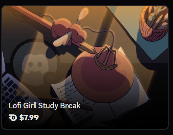 Lofi Girl Study Break profile effect | 🔥Cheap Decoration $7.99