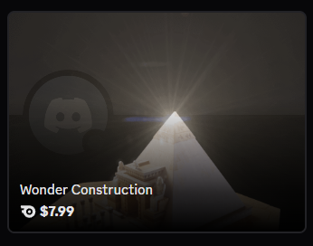 Wonder Construction profile effect | 🔥Cheap Decoration $7.99