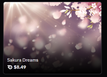 Sakura Dreams profile effect | 🔥Cheap Decoration $8.49