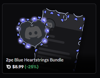Blue Heartstrings Bundle bundle | 🔥Cheap Decoration $8.99
