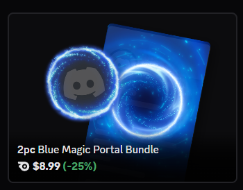 Blue Magic Portal Bundle bundle | 🔥Cheap Decoration $8.99
