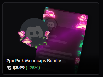 Pink Mooncaps Bundle bundle | 🔥Cheap Decoration $8.99