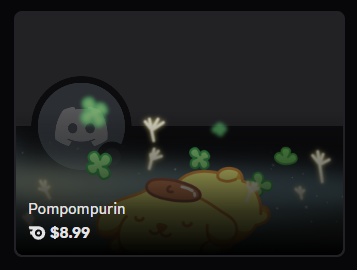 Pompompurin profile effect | 🔥Cheap Decoration $8.99