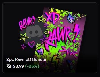 Rawr xD Bundle bundle | 🔥Cheap Decoration $8.99