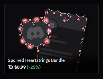 Red Heartstrings Bundle bundle | 🔥Cheap Decoration $8.99