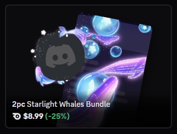 Starlight Whales Bundle bundle | 🔥Cheap Decoration $8.99