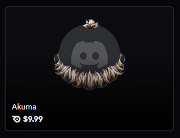 Akuma avatar decoration | 🔥Cheap Decoration $9.99