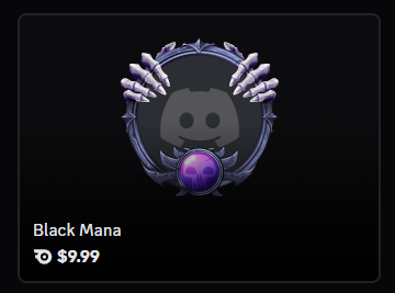 Black Mana avatar decoration | 🔥Cheap Decoration $9.99