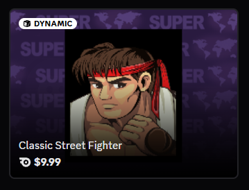 Classic Street Fighter profile effect | 🔥Cheap Decoration $9.99