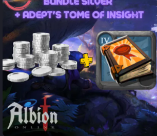Bundle 20 Million Silver & 1000 Adept's Tomes of Insight (T4)