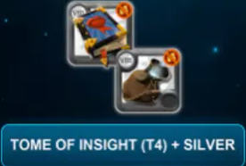 20M Silver + 500 Adept's Tome of Insight (T4)