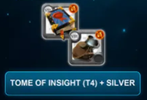 20M Silver + 500 Adept's Tome of Insight (T4)