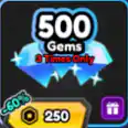 500 Gems ( 250 R )