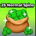 25 Normal Ability Spin [399R]
