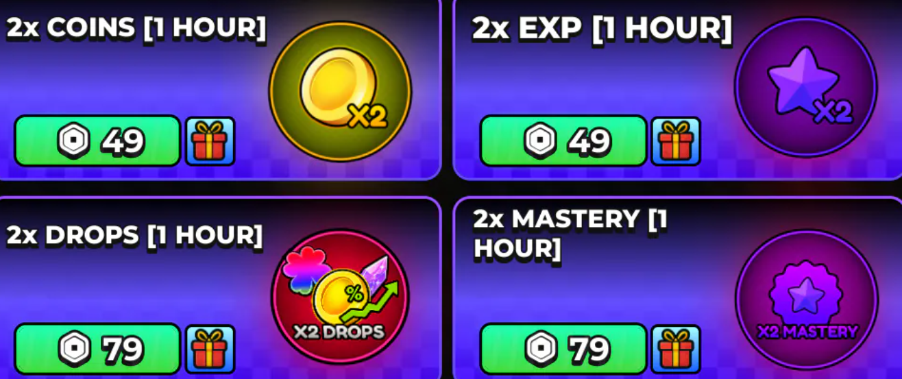 Anime Apocalypse>2x COINS [1 HOUR]+ 2x EXP[1 HOUR]+2x DROPS [1 HOUR]+2x MASTERY[1 HOUR][256R]