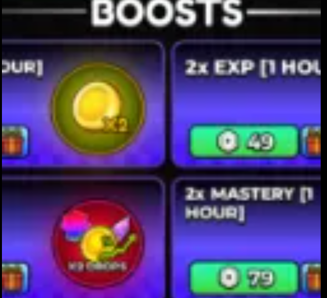 All boosts ( 1 hour ) 256R