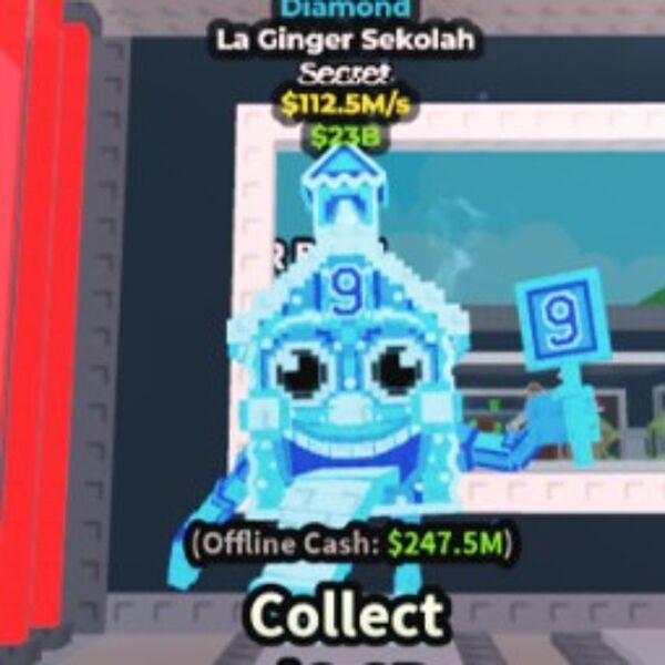 Diamond la Ginger Sekolah 112.5M/s ♦️ Cheapest Steal a brainrot ♦️ instant delivery 🚚