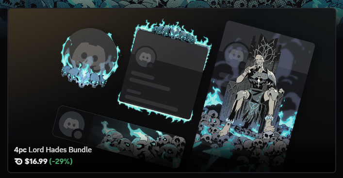 Lord Hades Bundle🔥Cheap Decoration $16.99