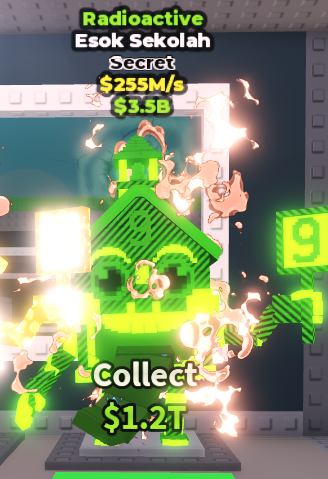 🍔NO TACO🍔 RADIOACTIVE Esok Sekolah 💵 255M/s 💵 YOU GET THE ONE IN PICTURE ✅ 500+ Orders ✅ TOP SELLER ✅ GamerTagz