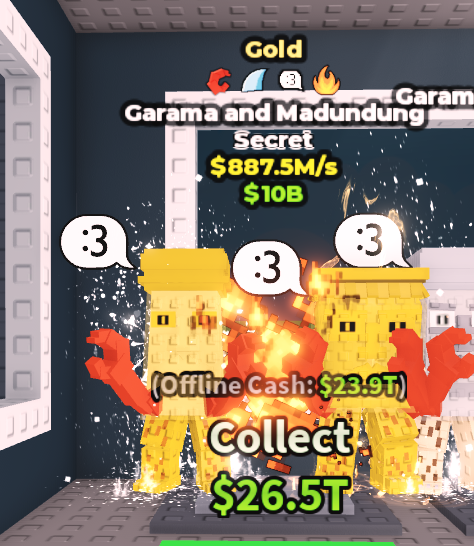 🍔NO TACO🍔 Garama and Madundung 💵 887.5M/s 💵 Crab + Shark Fin + :3 + Fire Traits ⭐ YOU GET THE ONE IN PICTURE ✅ 500+ Orders ✅ TOP SELLER ✅ GamerTagz