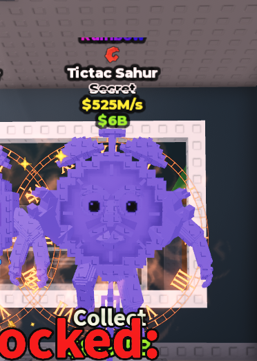 🍔NO TACO🍔 RAINBOW TicTac Sahur 💵 525M/s 💵 Crab Trait ⭐ YOU GET THE ONE IN PICTURE ✅ 500+ Orders ✅ TOP SELLER ✅ GamerTagz