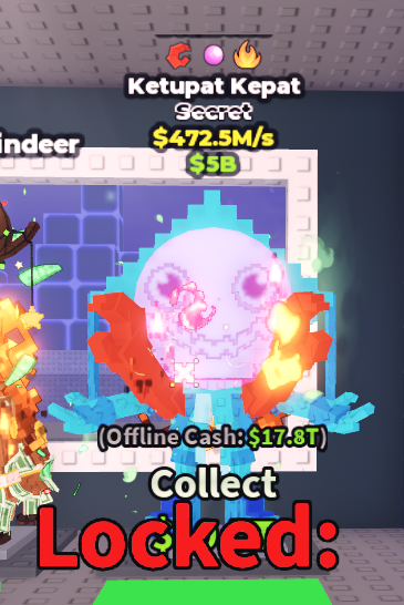 🍔NO TACO🍔 Ketupat Kepat 💵 472.5M/s 💵 Claws + Fire + Galactic Traits ⭐ YOU GET THE ONE IN PICTURE ✅ 500+ Orders ✅ TOP SELLER ✅ GamerTagz