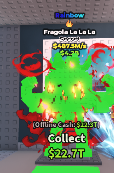 🍔NO TACO🍔 RAINBOW Fragola La La La 💵 487M/s 💵 Fire Trait ⭐ YOU GET THE ONE IN PICTURE ✅ 500+ Orders ✅ TOP SELLER ✅ GamerTagz