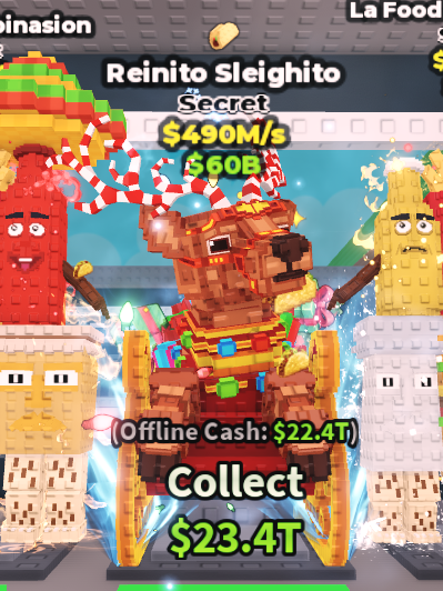 Reinito Sleighito 💵 490M/s 💵 Taco Trait ⭐ YOU GET THE ONE IN PICTURE ✅ 500+ Orders ✅ TOP SELLER ✅ GamerTagz