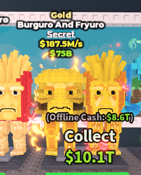 🍔NO TACO🍔 Burguro And Fryuro 💵 187.5M/s 💵 YOU GET THE ONE IN PICTURE ✅ 500+ Orders ✅ TOP SELLER ✅ GamerTagz