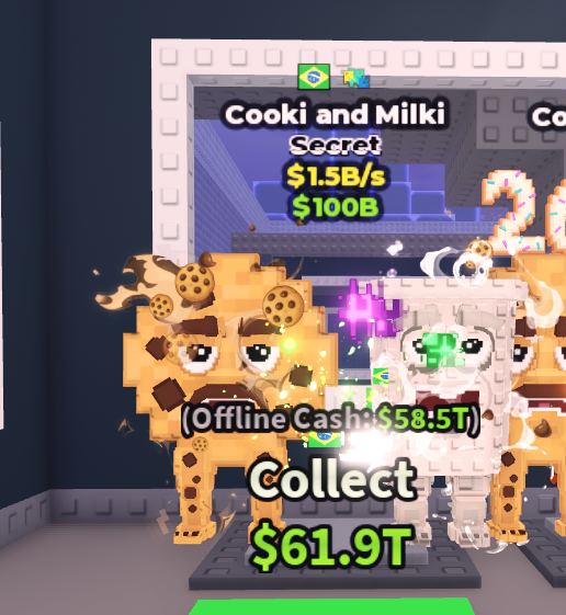 🍔NO TACO🍔 Cooki And Milki 💵 1.5B/s 💵 Glitched + Brazil Traits ⭐ YOU GET THE ONE IN PICTURE ✅ 500+ Orders ✅ TOP SELLER ✅ GamerTagz