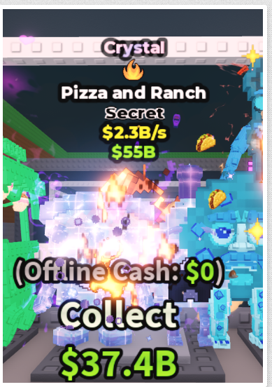 CRYSTAL PIZZA AND RANCH 2.3B/S (FIRE) #T0LA3U