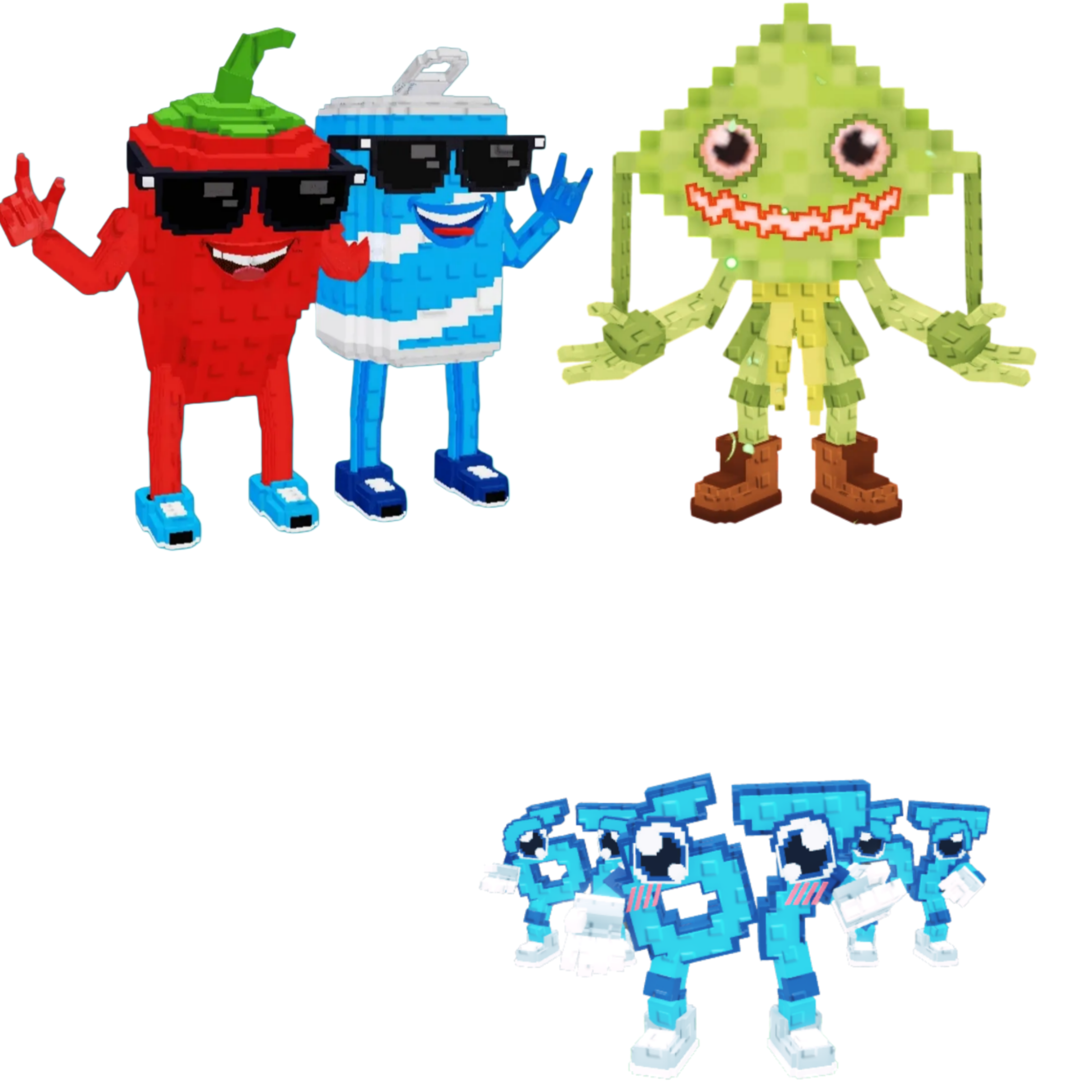 [BUNDLE] - 👾 1x Swaggy Bros 👾 1x Ketupat Kepat 👾 1x Los 67 (Six Seven)