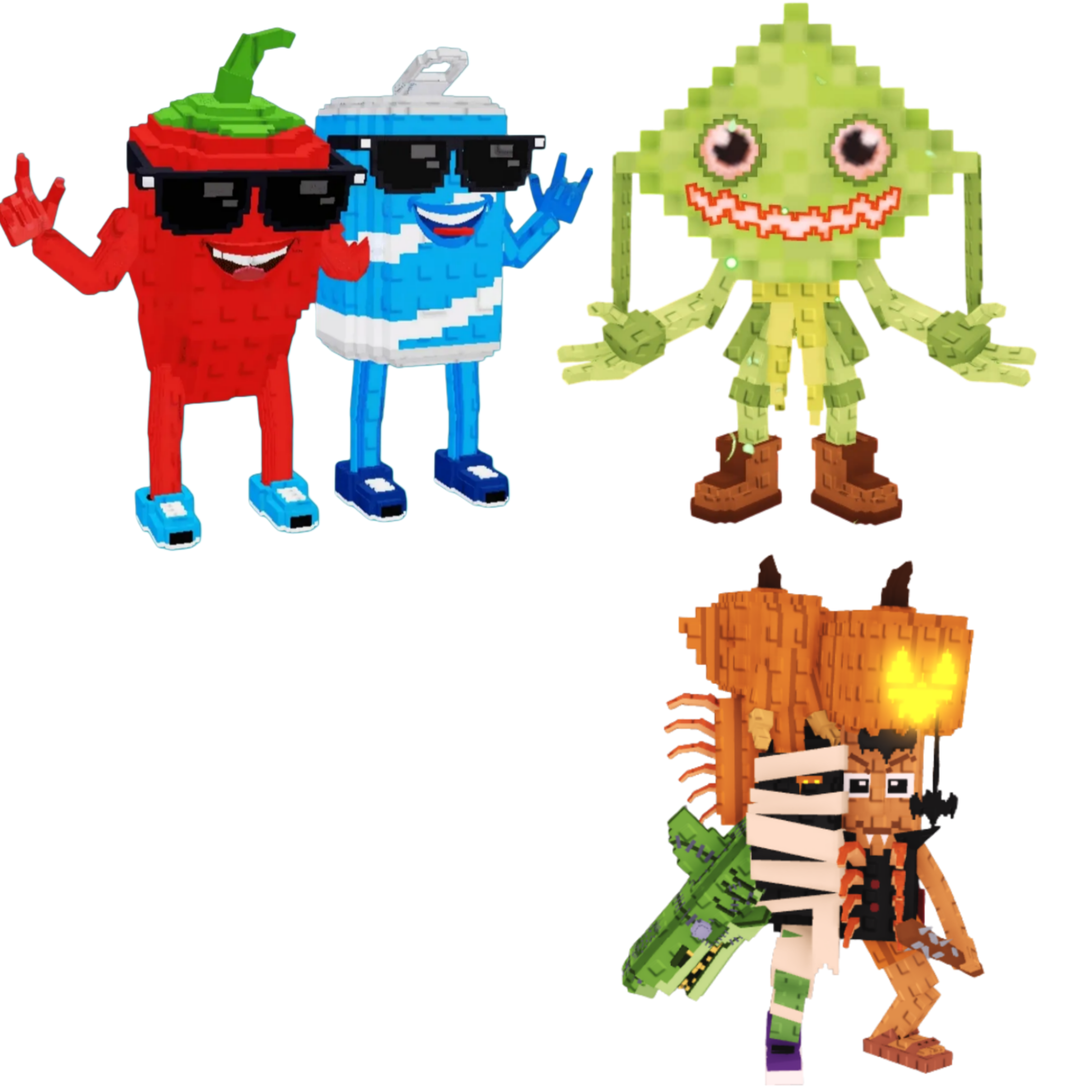 [BUNDLE] - 😺 1x Swaggy Bros 😺 1x Ketupat Kepat 😺 1x La Spooky Grande