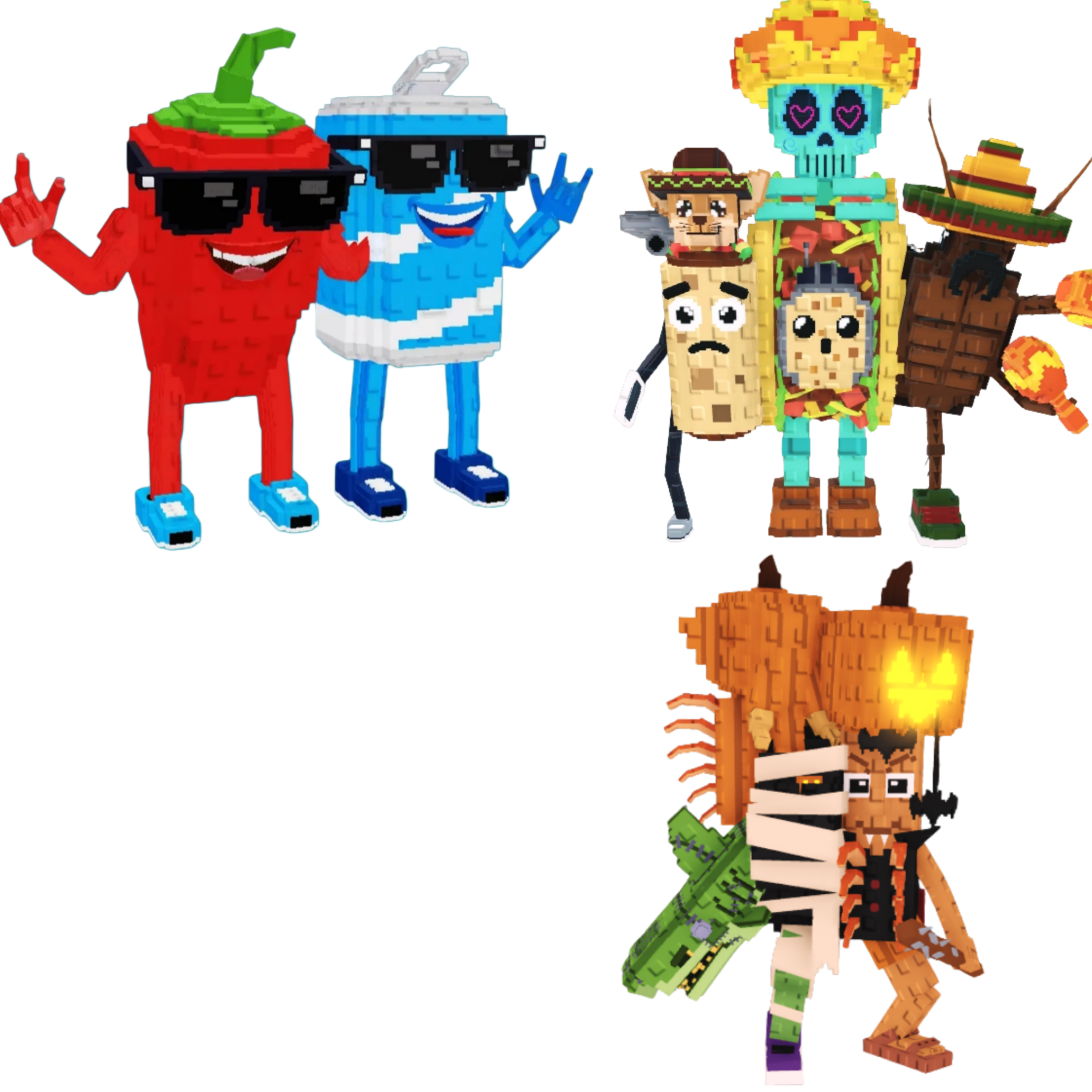 [BUNDLE] - 🐵 1x Swaggy Bros 🐵 1x La Taco Combinasion 🐵 1x La Spooky Grande