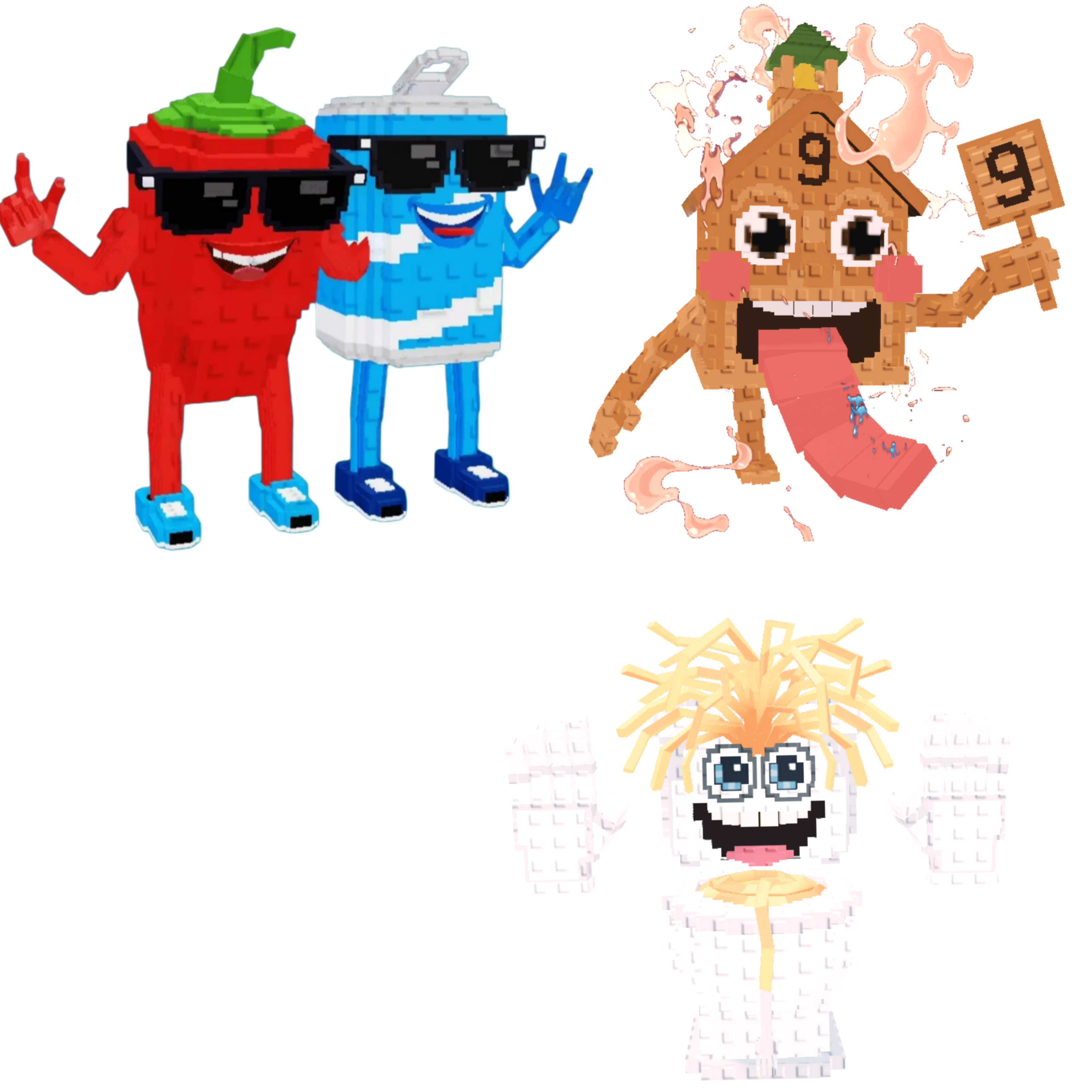 [BUNDLE] -🐕‍🦺 1x Swaggy Bros 🐕‍🦺 1x Spaghetti Tualetti 🐕‍🦺 1x Esok Sekolah