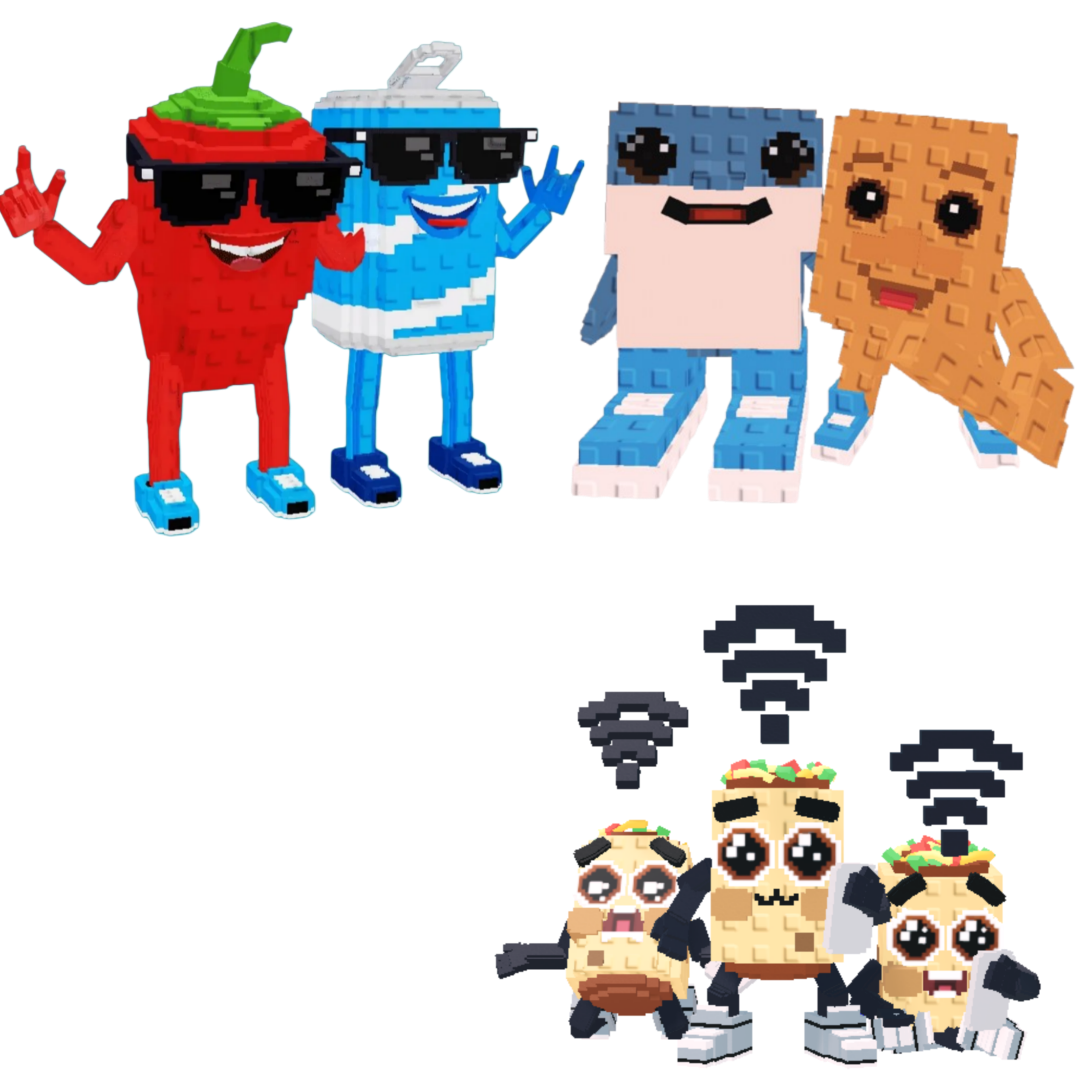 [BUNDLE] - 🐅 1x Swaggy Bros 🐅 1x Los Bros 🐅 1x Los Nooo My Hotspotsitos