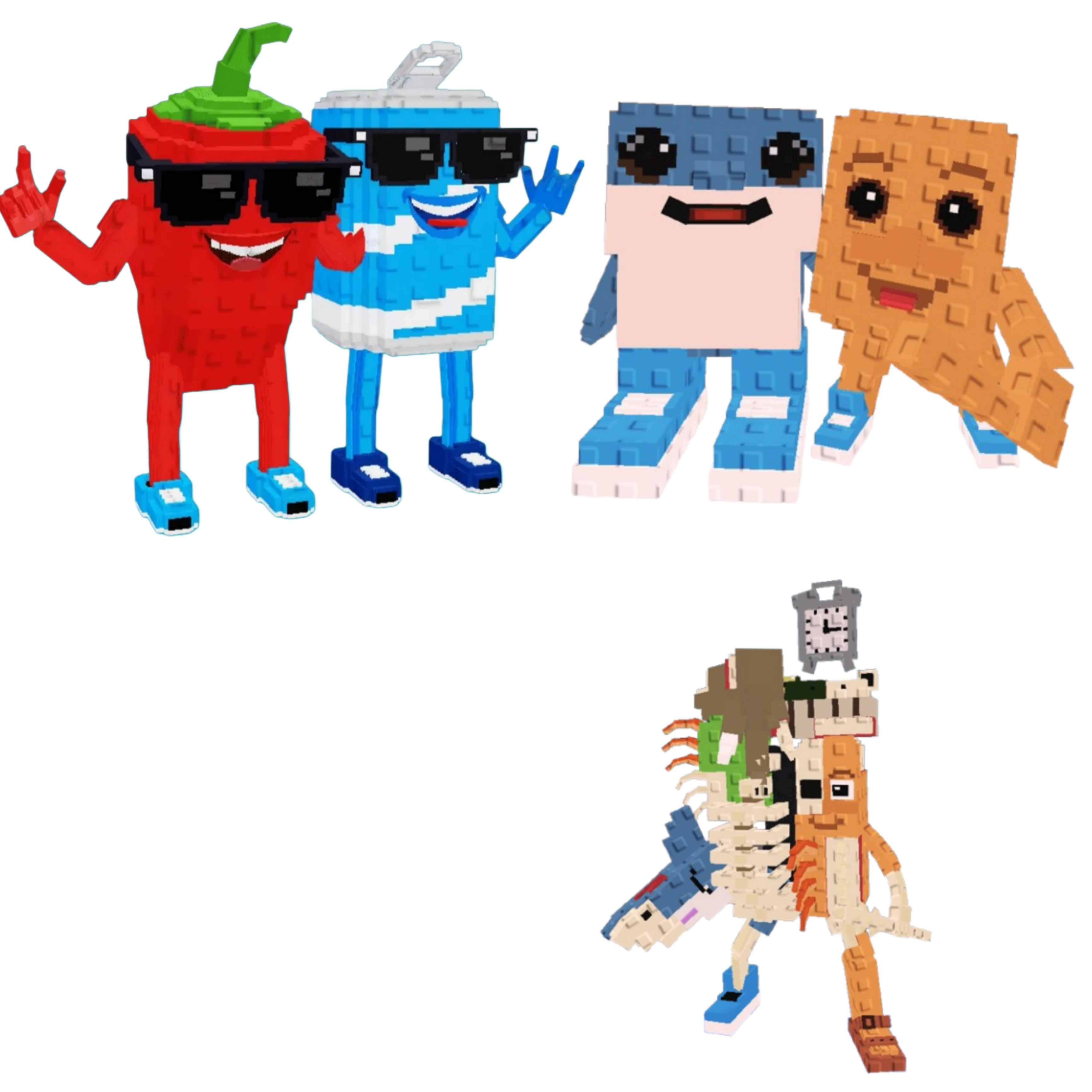 [BUNDLE] - 🐴 1x Swaggy Bros 🐴 1x Los Bros 🐴 1x La Extinct Grande