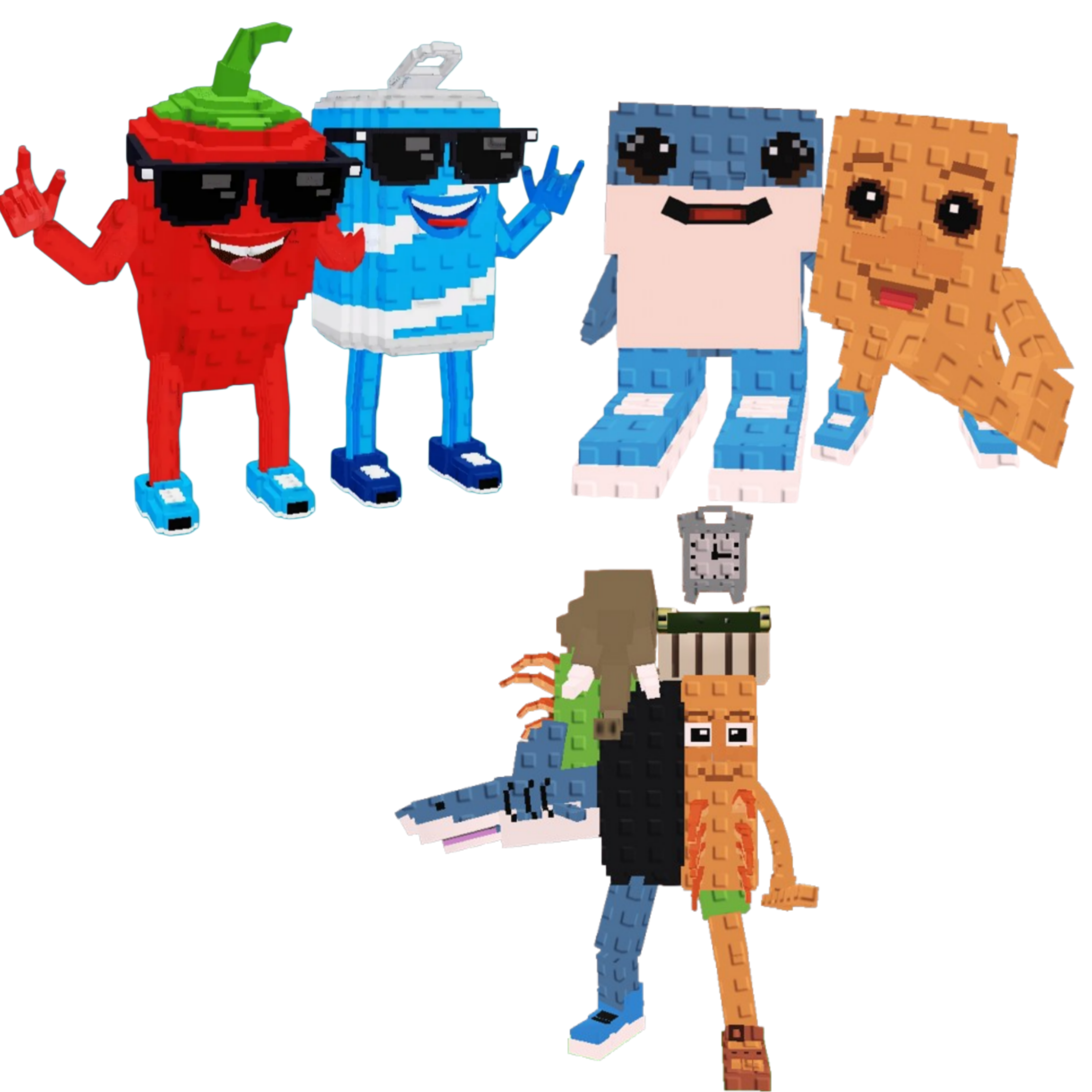 [BUNDLE] - 🦄 1x Swaggy Bros 🦄 1x Los Bros 🦄 1x La Grande Combinasion