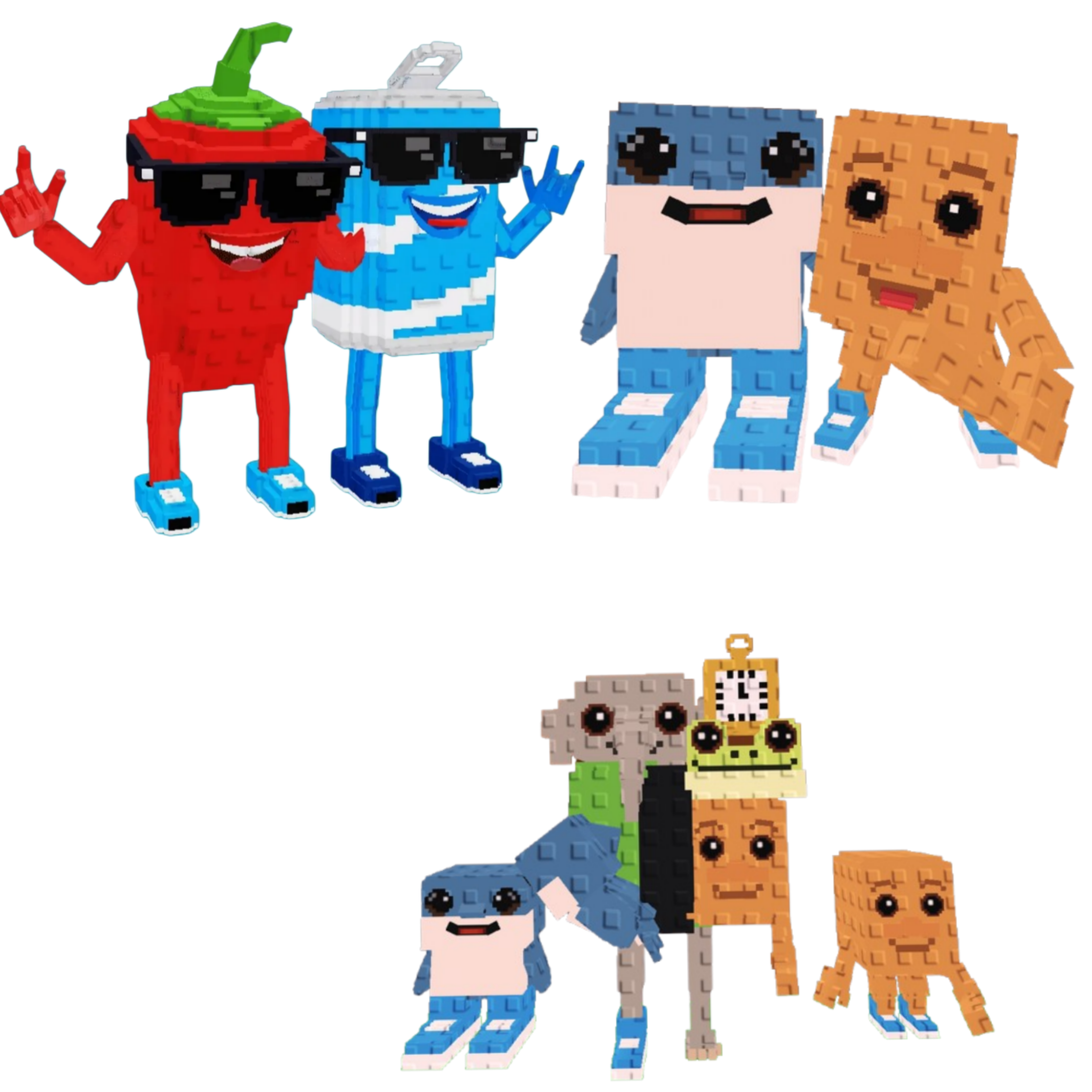 [BUNDLE] - 🦓 1x Swaggy Bros 🦓 1x Los Bros 🦓 1x Los Combinasionas