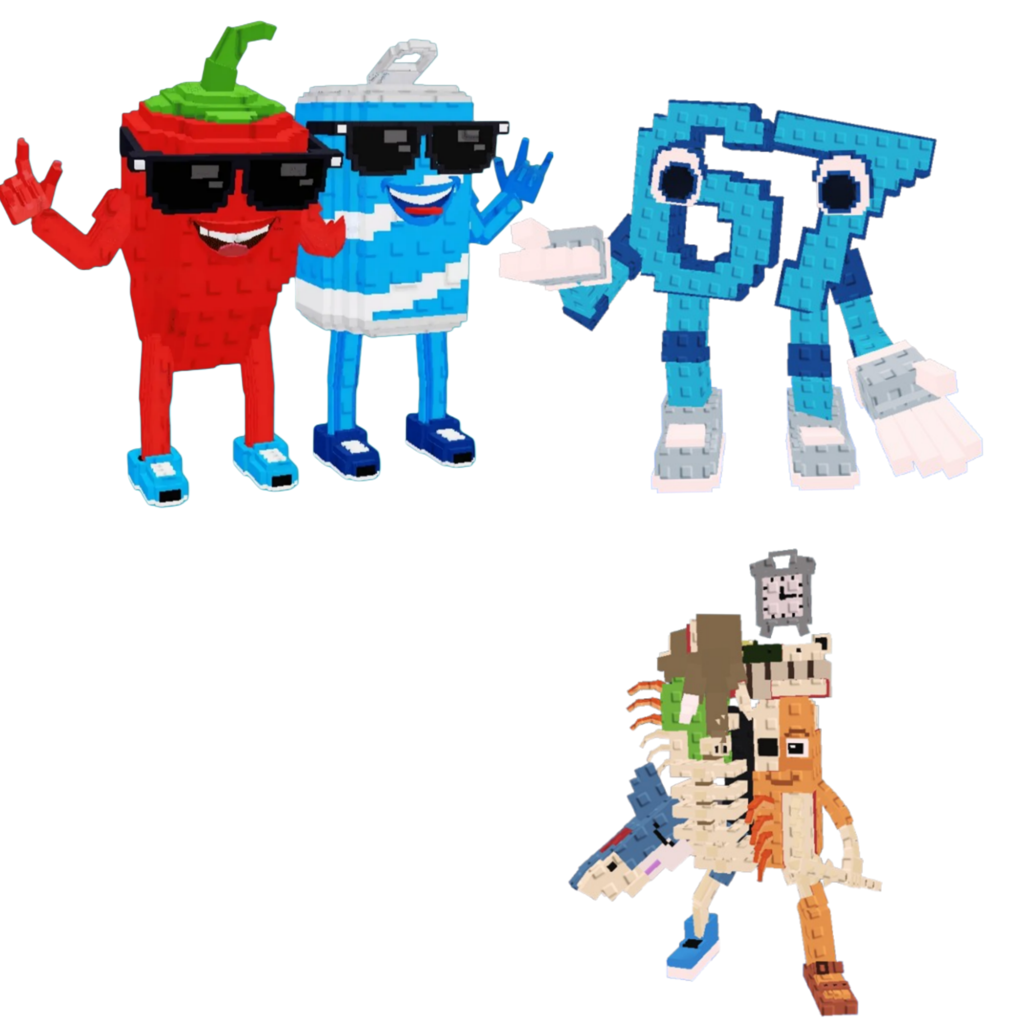 [BUNDLE] - 🐂 1x Swaggy Bros 🐂 1x La Extinct Grande 🐂 1x 67 (Six Seven)
