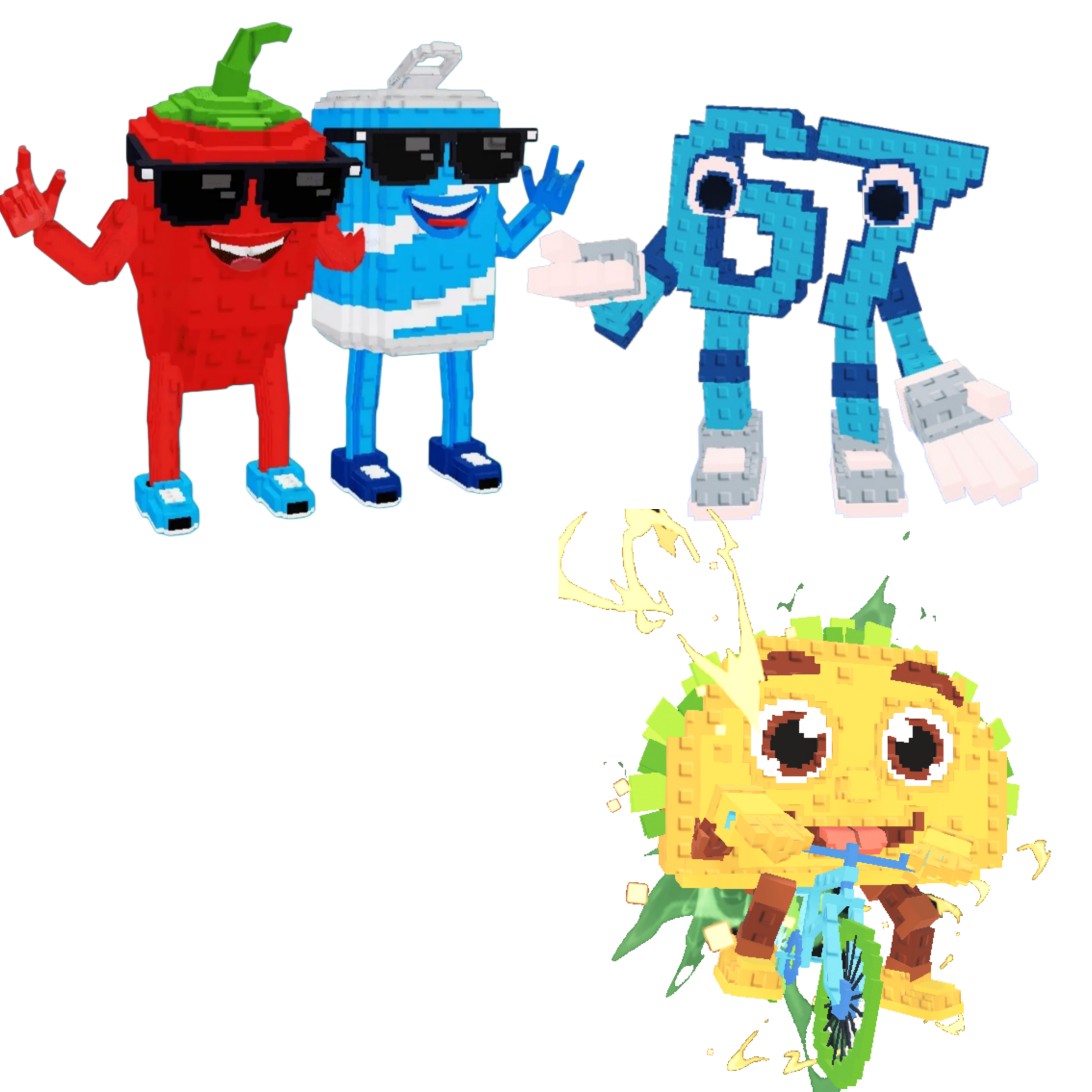 [BUNDLE] - 🐃 1x Swaggy Bros 🐃 1x Tacorita Bicicleta 🐃 1x 67 (Six Seven)