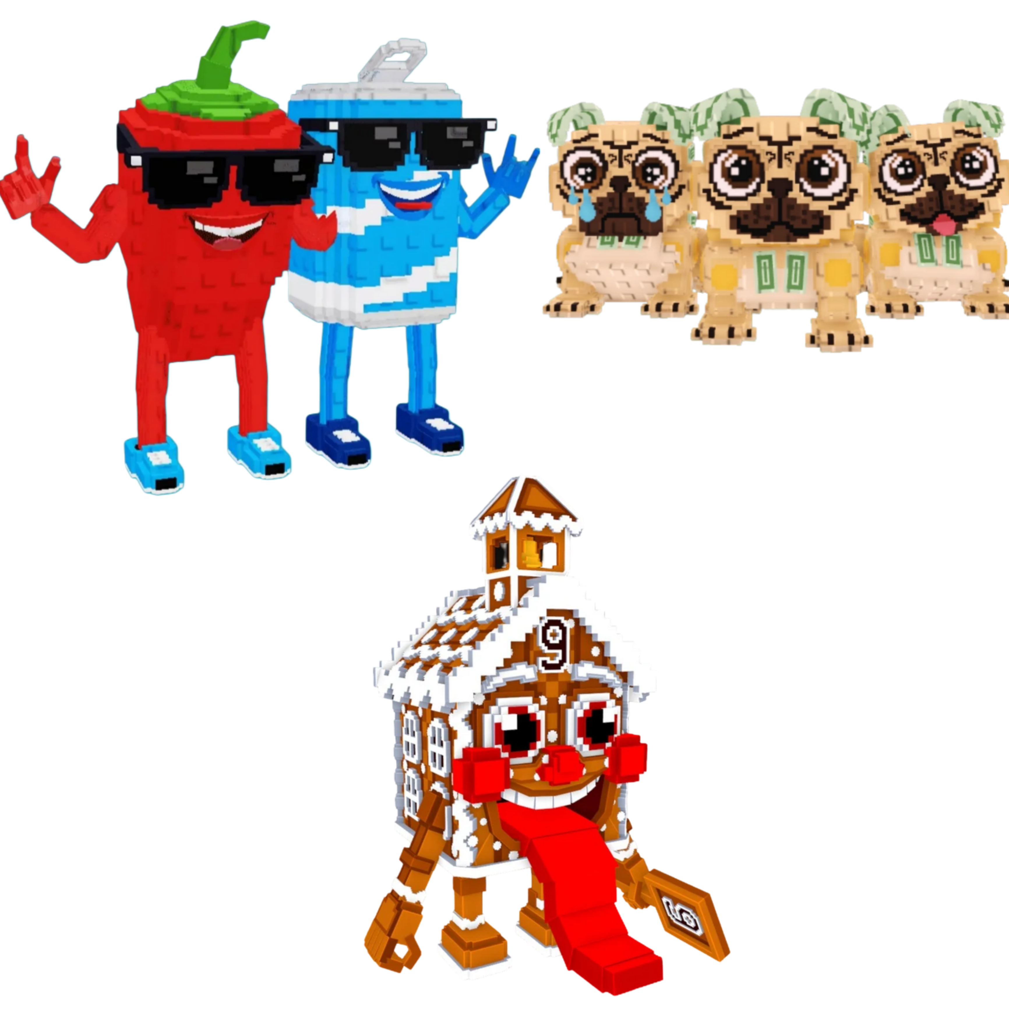 [BUNDLE] - 🦙 1x Swaggy Bros 🦙 1x La Ginger Sekolah 🦙 1x Los Puggies