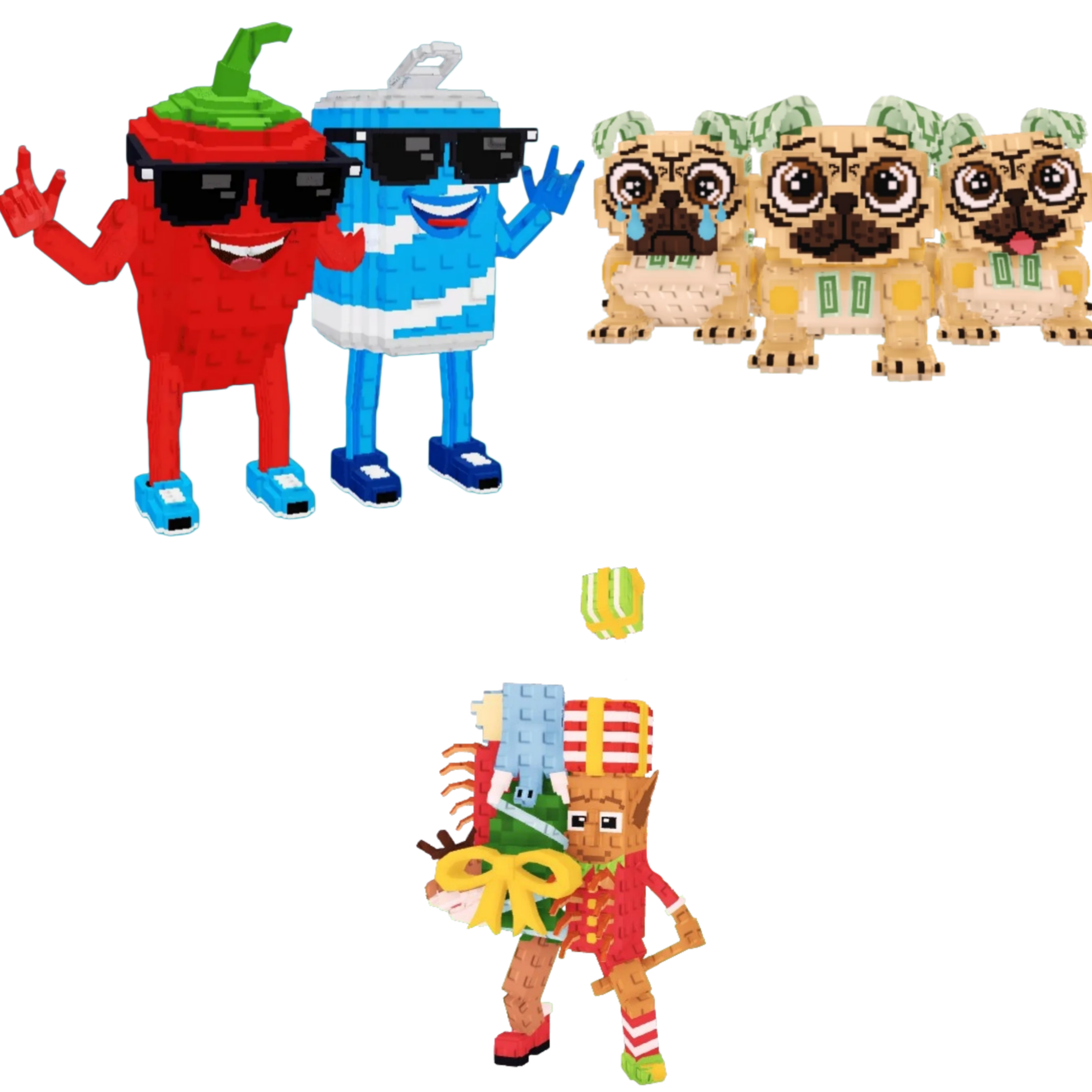 [BUNDLE] - 🐘 1x Swaggy Bros 🐘 1x La Jolly Grande 🐘 1x Los Puggies