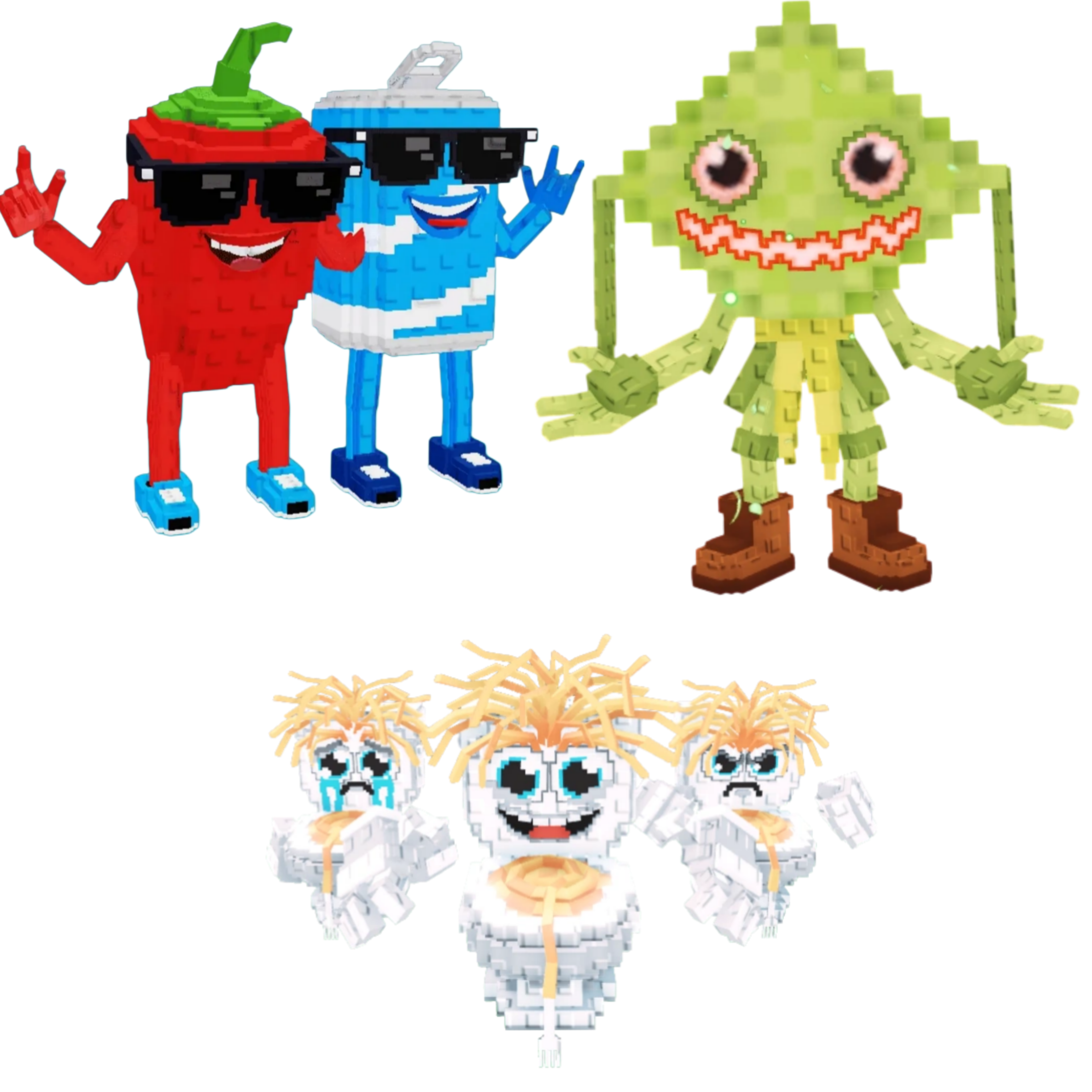 [BUNDLE] - 🐀 1x Swaggy Bros 🐀 1x Los Spaghettis 🐀 1x Ketupat Kepat